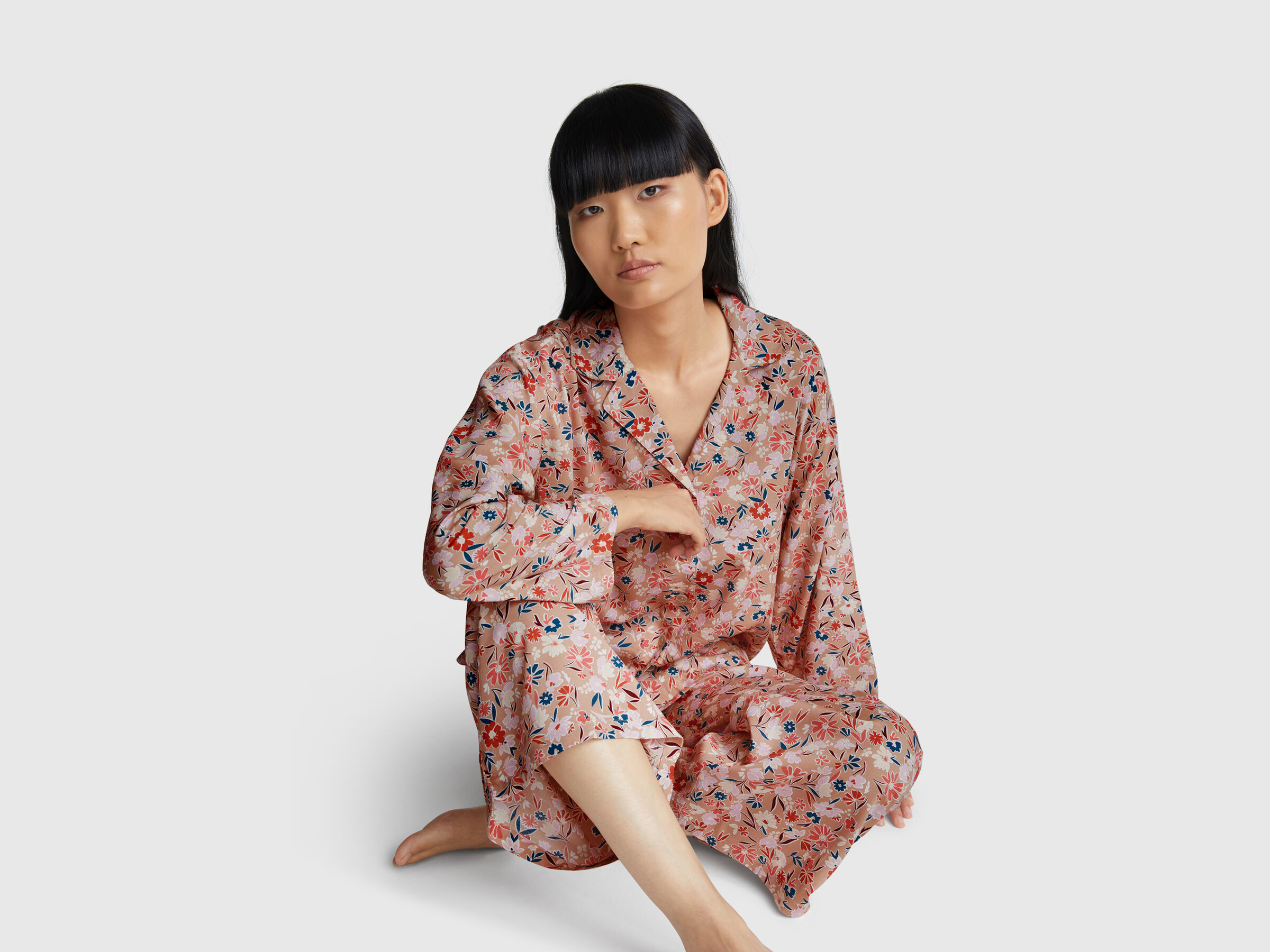 PYJAMA(JACKET+TROUSE Women image number 3